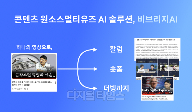 비브리지 AI 솔루션 이미지. 비브리지 제공